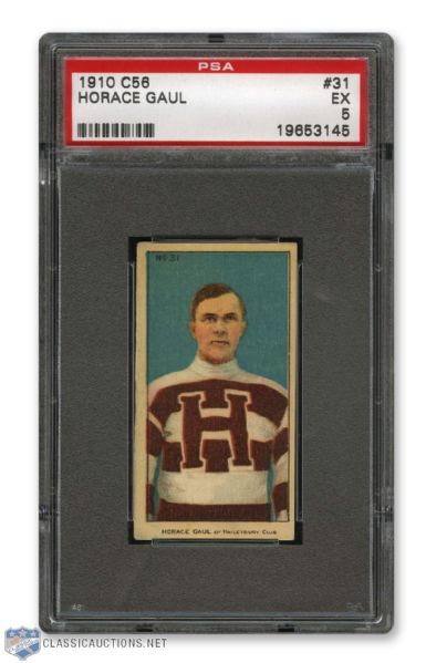 1910-11 Imperial Tobacco C56 #31 Horace Gaul RC - Graded PSA 5