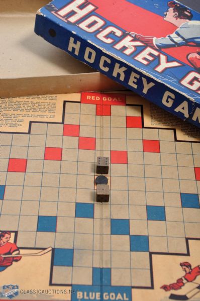 1930s Somerville Hockey Board Game in Original Box