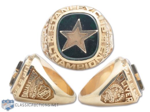 Dallas Stars 1998-99 Stanley Cup Championship 14K Gold Ring
