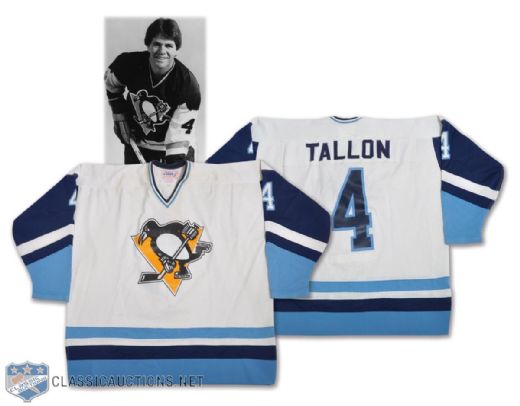 Dale Tallons 1979-80 Pittsburgh Penguins Game-Worn "Blue Penguins" Style Jersey