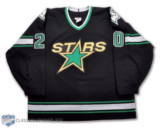 Mike Craigs 1993-94 Dallas Stars Game-Worn Jersey