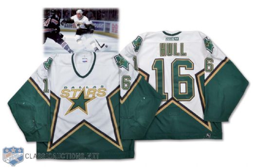 Brett Hulls 2000-01 Dallas Stars Game-Worn Jersey with Team LOA