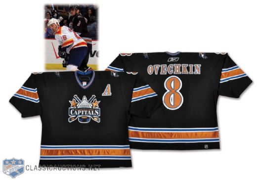 Alex Ovechkins 2006-07 Washington Capitals Game-Worn Jersey with LOA - Photo-Matched!