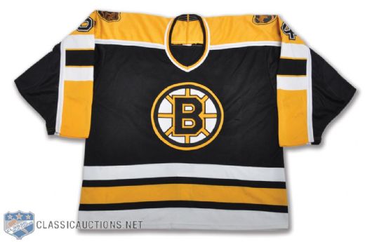 Jason Doyles Late-1990s Boston Bruins Pre-Season Jersey