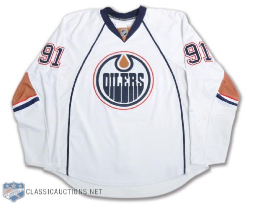 Magnus Paajarvis 2010-11 Edmonton Oilers Game-Worn Rookie Season / First Goal Jersey with Team LOA