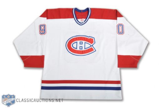 Joe Juneaus 2003-04 Montreal Canadiens Game-Worn Jersey with LOA