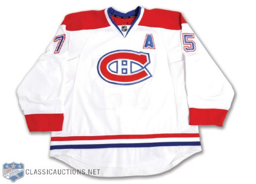Hal Gills 2011-12 Montreal Canadiens Game-Worn Alternate Captains Jersey with Team LOA