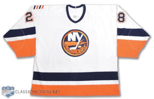Jason Wiemers 2002-03 New York Islanders Game-Worn Jersey