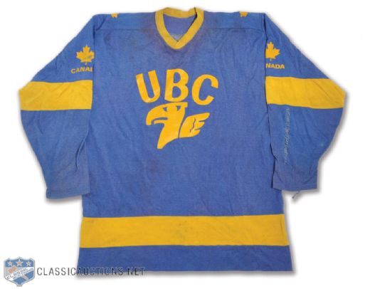 UBC Thunderbirds Circa 1970s Game-Worn Jersey