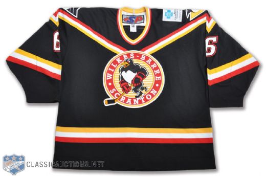 Mike Wilsons 2001-03 AHL Wilkes-Barre/Scranton Penguins Game-Worn Jersey
