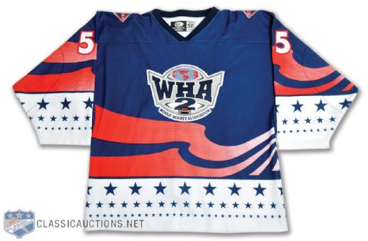 David Deeves 2003-04 WHA2 Inaugural All-Star Game Signed Game-Worn Jersey with LOA