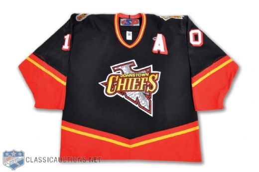Beauregards 2007-08 ECHL Cyclones and Mathers 2003-04 Chiefs Game-Worn Jerseys with LOAs