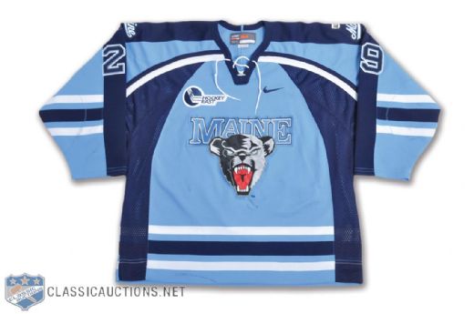 University of Maine Black Bears 2007-08 Alternate Game-Worn #29 Alternate Jersey with Team LOA