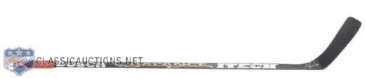 Vyacheslav Kozlovs Detroit Red Wings Signed Itech Game-Used Stick