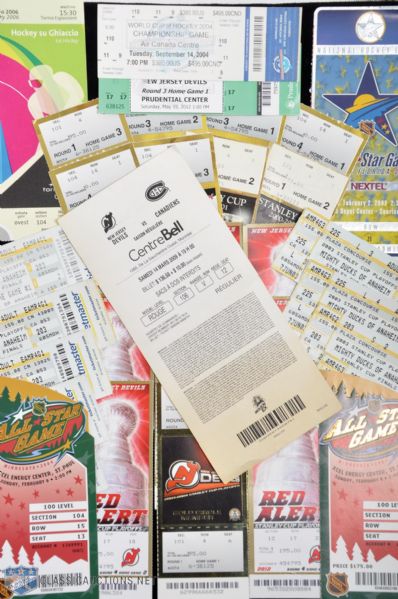Martin Brodeur / New Jersey Devils Memorabilia Collection from Family