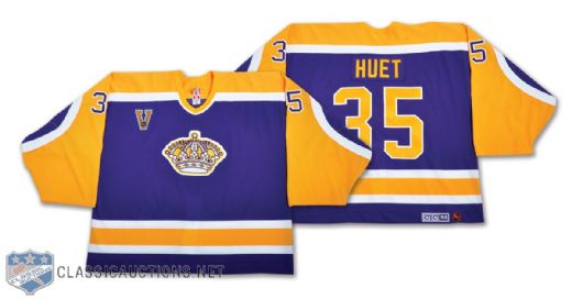 Cristobal Huets 2003-04 Los Angeles Kings Game-Worn Vintage Jersey with LOA