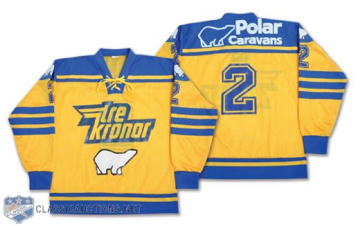 Tomas Jonssons Circa 1978 Team Sweden Game-Worn Jersey
