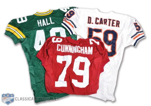 Green Bay Packers, Chicago Bears and Phoenix Cardinals 1990s Game-Worn / Issued Jerseys