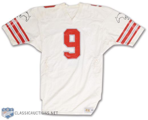 Mike Siroishkas 1988 Calgary Stampeders Game-Worn Jersey