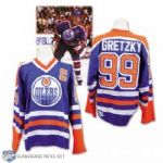 Wayne Gretzky 1987-88 Edmonton Oilers Nike Game Jersey