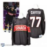 Jeff Carters 2014 Olympics Team Canada Game-Worn Jersey with Hockey Canada LOA - Photo-Matched!