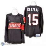 Ryan Getzlafs 2014 Olympics Team Canada Game-Worn Jersey with Hockey Canada LOA