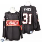 Carey Prices 2014 Olympics Team Canada Game-Issued Jersey with Hockey Canada LOA