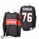 P.K. Subbans 2014 Olympics Team Canada Game-Worn Jersey with Hockey Canada LOA
