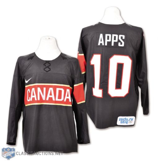 Gillian Apps 2014 Olympics Team Canada Game-Worn Jersey with Hockey Canada LOA