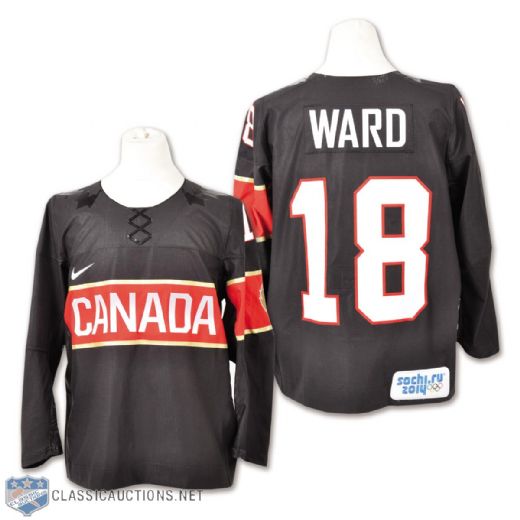 Catherine Wards 2014 Olympics Team Canada Game-Worn Jersey with Hockey Canada LOA