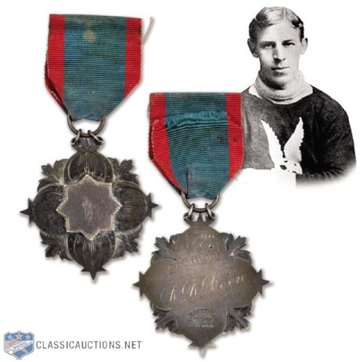 Richard R. "Dickie" Boons 1892 Hockey Champion Sterling Medal