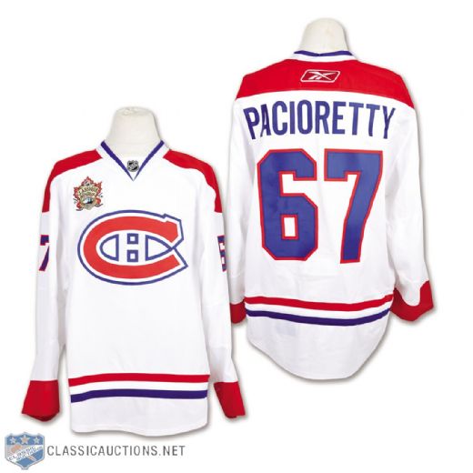Max Paciorettys 2011 Winter Classic Montreal Canadiens Game-Worn Jersey with LOA