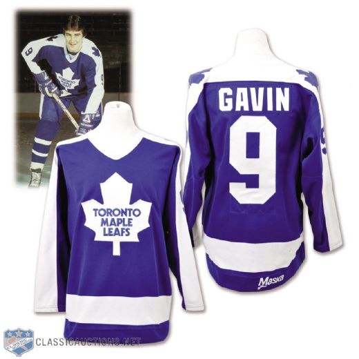 Stewart Gavins 1982-83 Toronto Maple Leafs Game-Worn Jersey