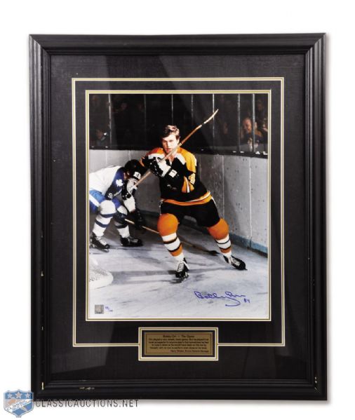 Bobby Orr Signed Limited-Edition 16"x20" Framed Photo from Great North Road