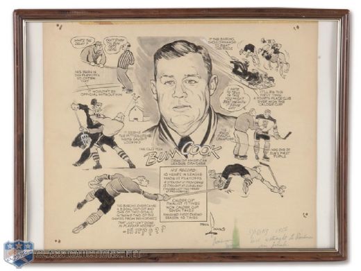 Bun Cooks AHL Coaching Career Original Artwork Collection of 3