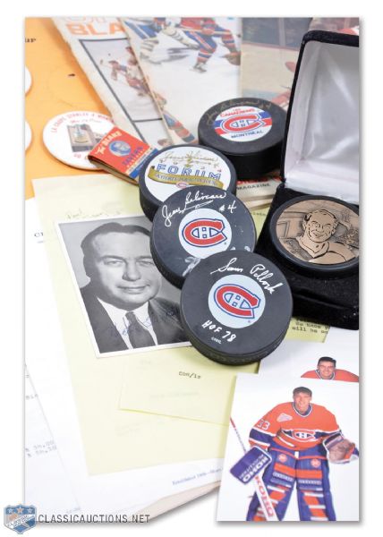 Montreal Canadiens Memorabilia and Autograph Collection of 160+