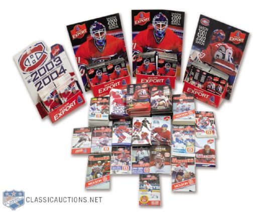 Montreal Canadiens Ticket, Schedule and Memorabilia Huge Collection