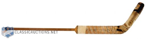 Johnny Bowers 1960s Toronto Maple Leafs CCM Game-Used Stick