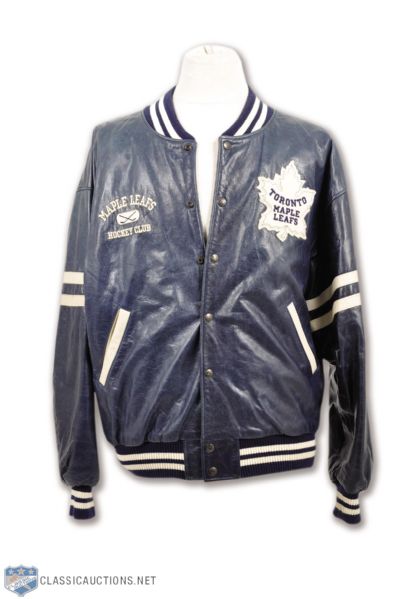 Toronto Maple Leafs Roots Leather Jacket