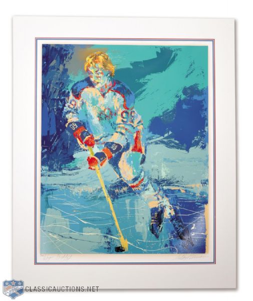 1981 LeRoy Neiman "The Great Gretzky" Signed Limited-Edition Serigraph (41 1/2" x 34 1/8")