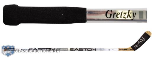 Wayne Gretzkys Mid-1990s Los Angeles Kings Signed Easton Game-Used Stick