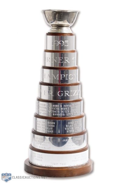Robert "Butch" Gorings 1994-95 IHL Denver Grizzlies Turner Cup Championship Trophy (17 1/4")