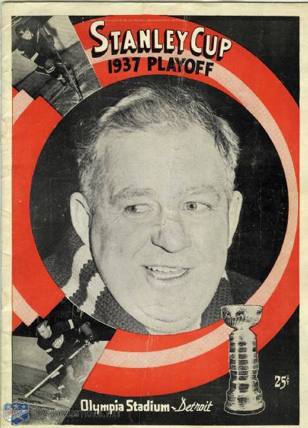 1937 Stanley Cup Finals Program- Detroit Red Wings vs New York Rangers