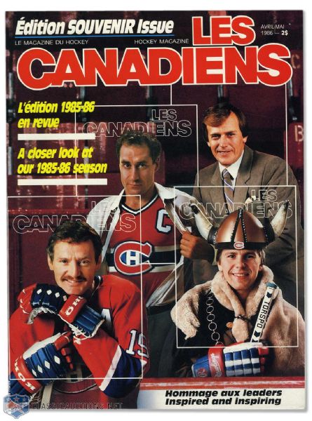 1986 and 1989 Stanley Cup Finals Programs (6) - Montreal Canadiens vs Flames/Kings
