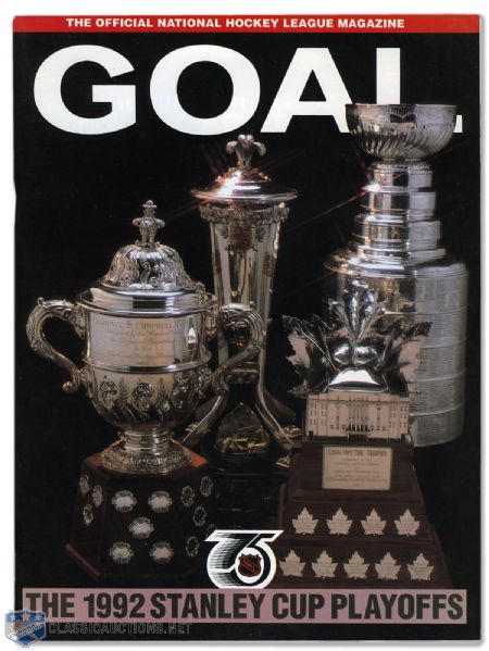 1991-1995 Stanley Cup Finals Programs (7) - Penguins - Rangers - Devils