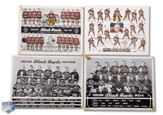 1930s-1960s NHL Program, Media Guide and Team Picture Collection of 39