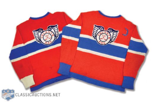 Vintage 1960s Volants R.A.C. Hockey Jersey Collection of 2