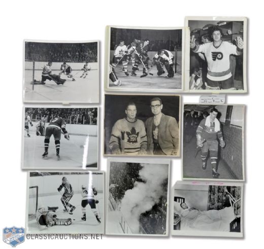 Stan Fischlers Vintage Hockey Photo Collection of 94