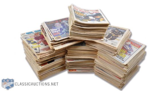 Hockey News 1993-2008 Collection of 560 + Plus Magazines and Scrapbooks
