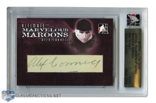 Deceased HOFer Alex Connell"In The Game" Signed Card